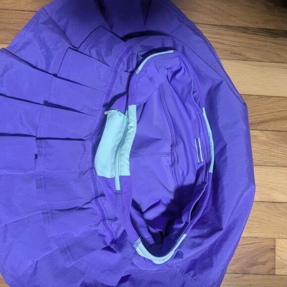 Lululemon Pacesetter Skirt Aqua Purple - Picture 3 of 3